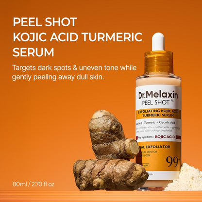 Kojic Acid Turmeric Amber Face & Body Care Set